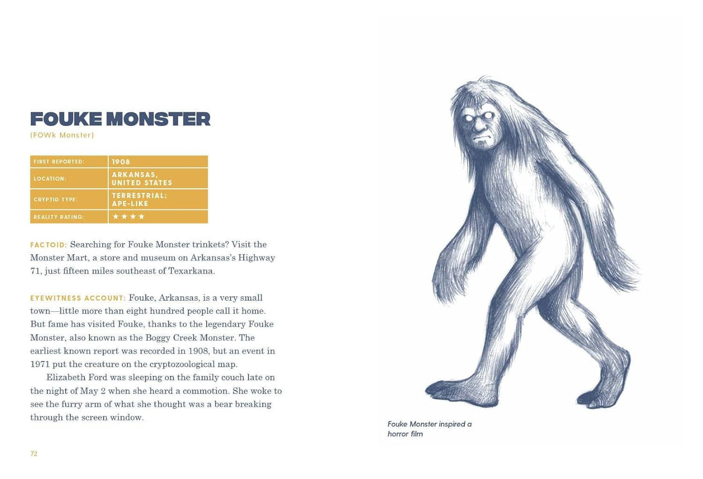 Cryptid Creatures: A Field Guide to 50 Fascinating Beasts