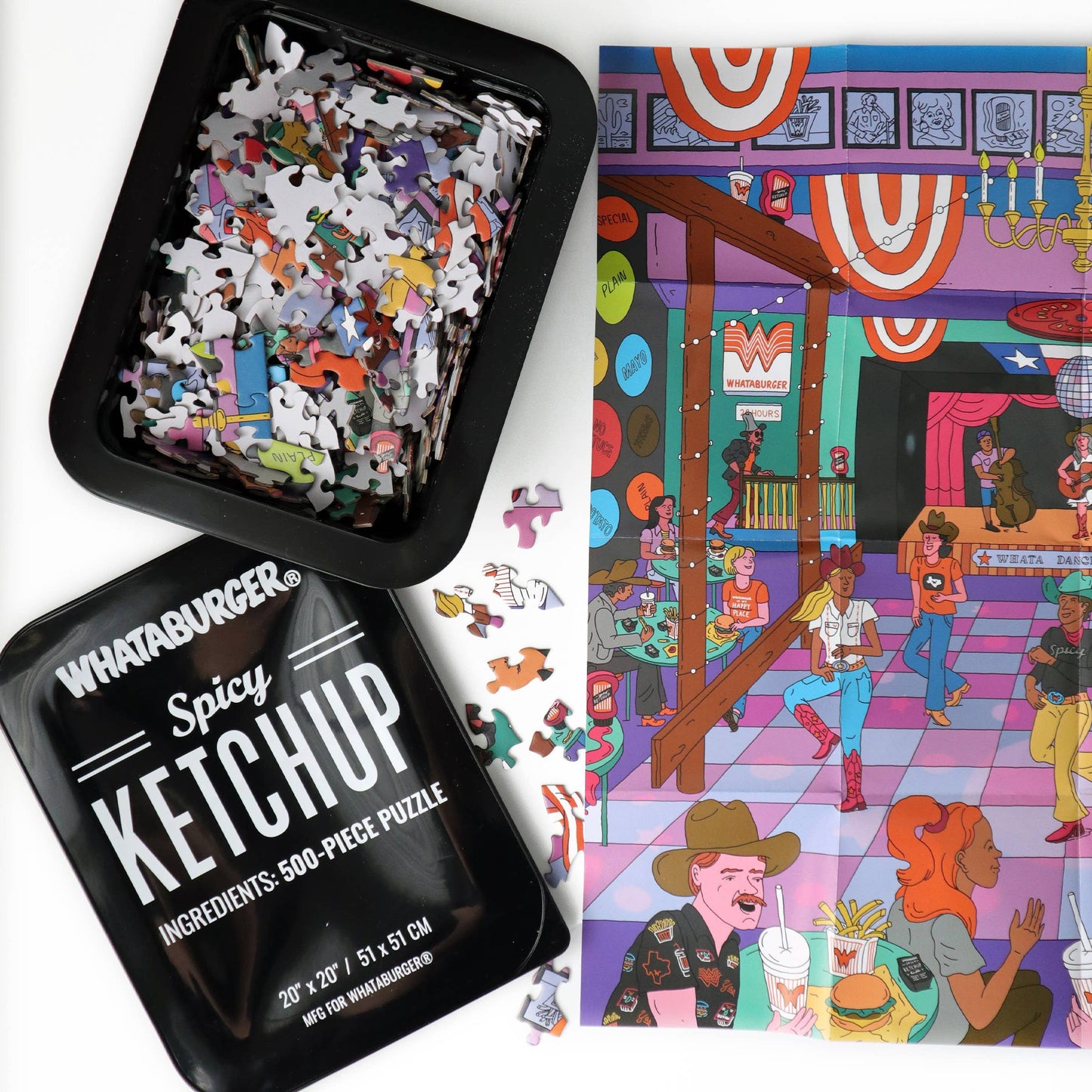Whataburger Spicy Ketchup Puzzle: 500-Piece Puzzle