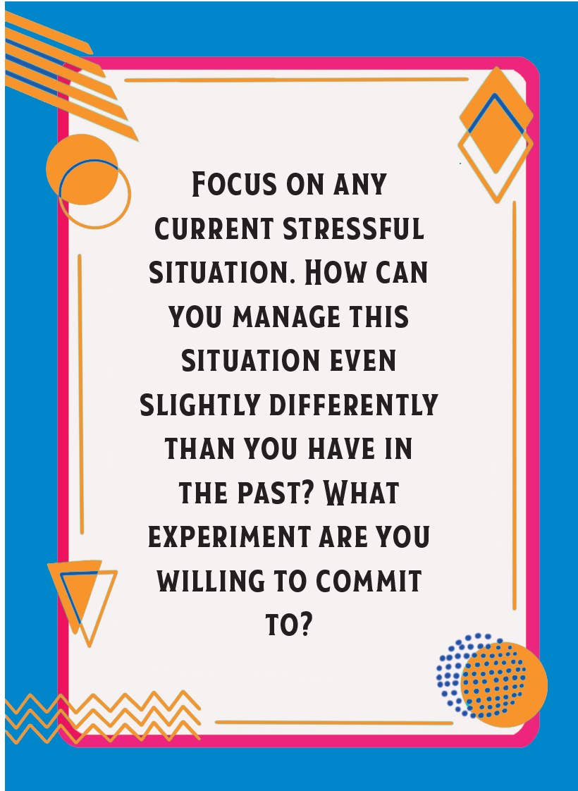 Stress Coping Skills Deck