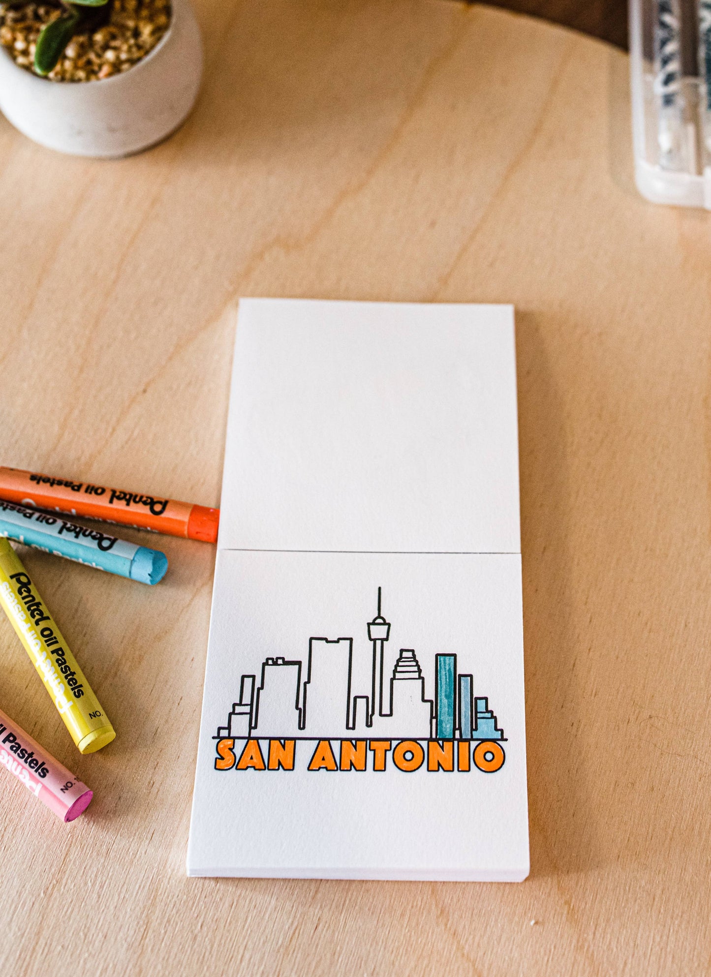 Tiny Texas Themed Illustrations Mini Coloring Book for Adult