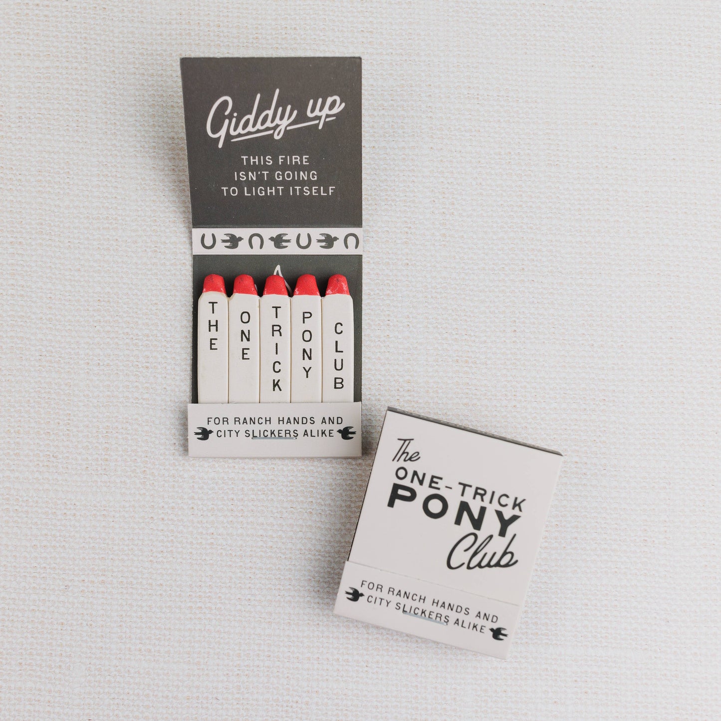 The One-Trick Pony Matchbook | New Design!