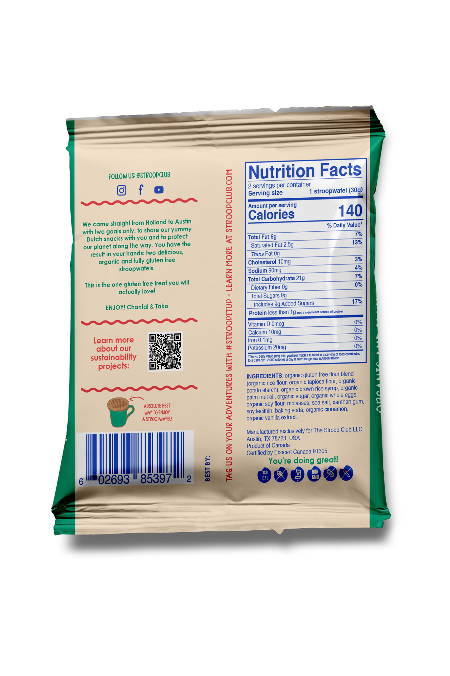 Caramel Stroopwafel 2-pack