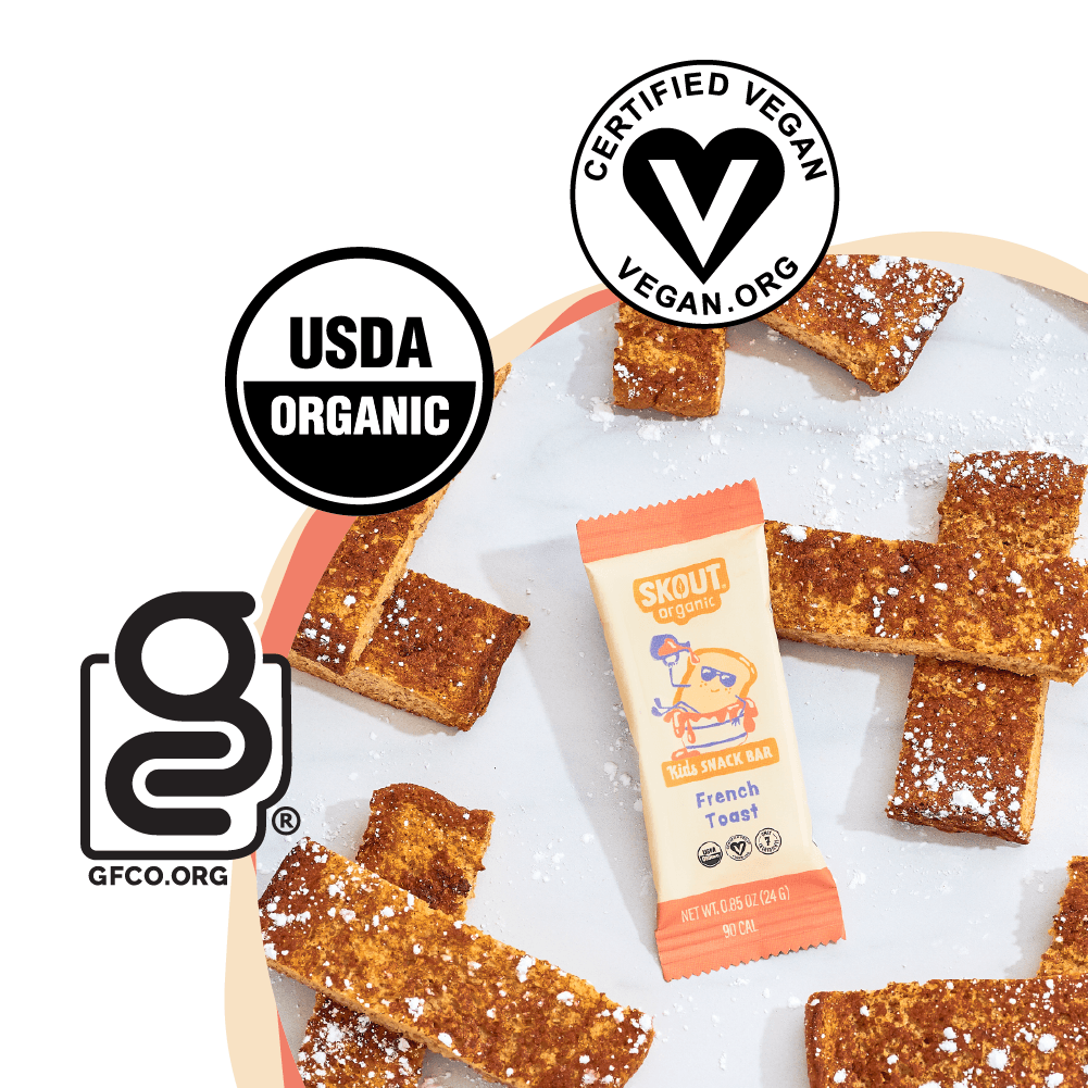 French Toast Kids Snack Bar - Skout Organic