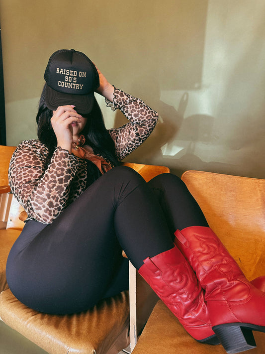 Raised On 90's Country Trucker Hat