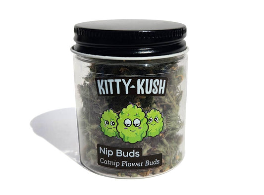 Nip Buds: Catnip Flower Buds with grinder