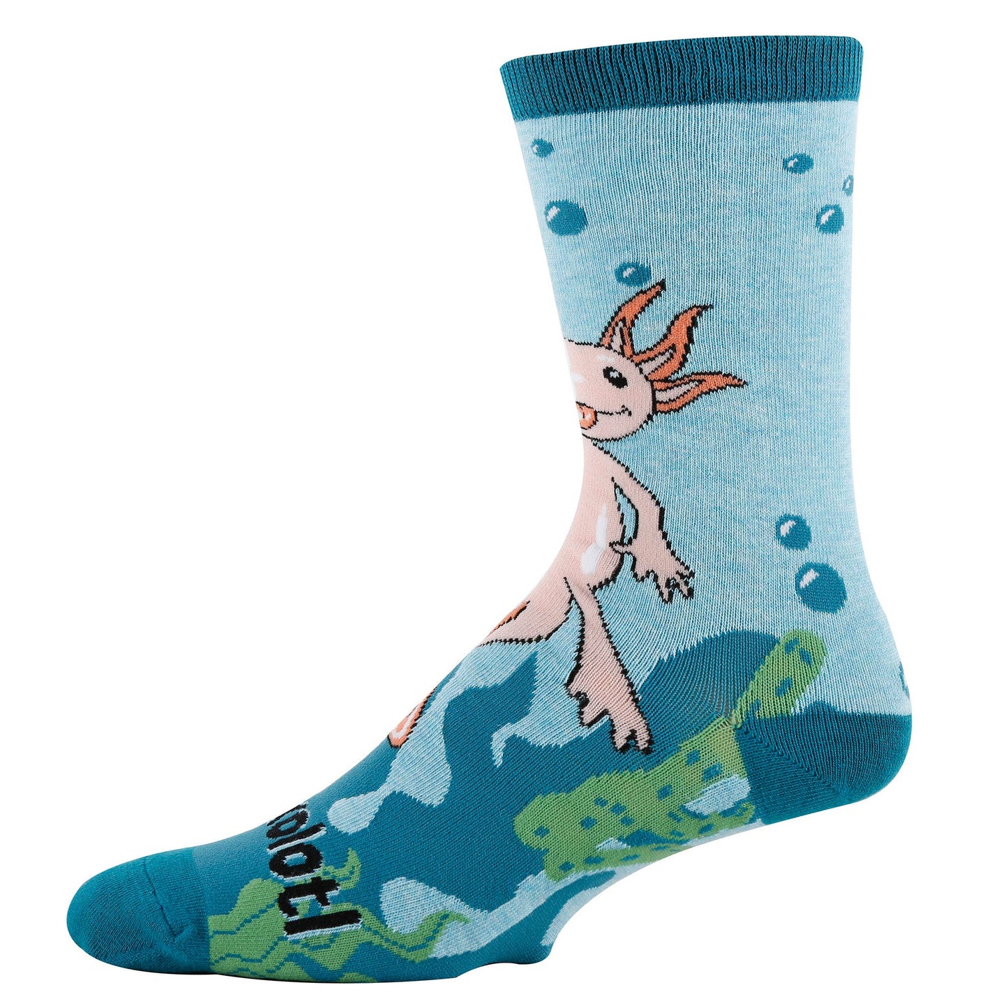 Axoloti Spirit | Men's Funny Cotton Crew Socks