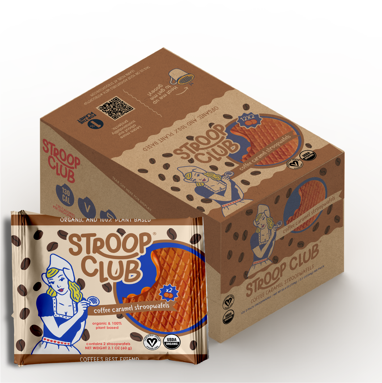 Coffee Caramel Stroopwafel 2-packs