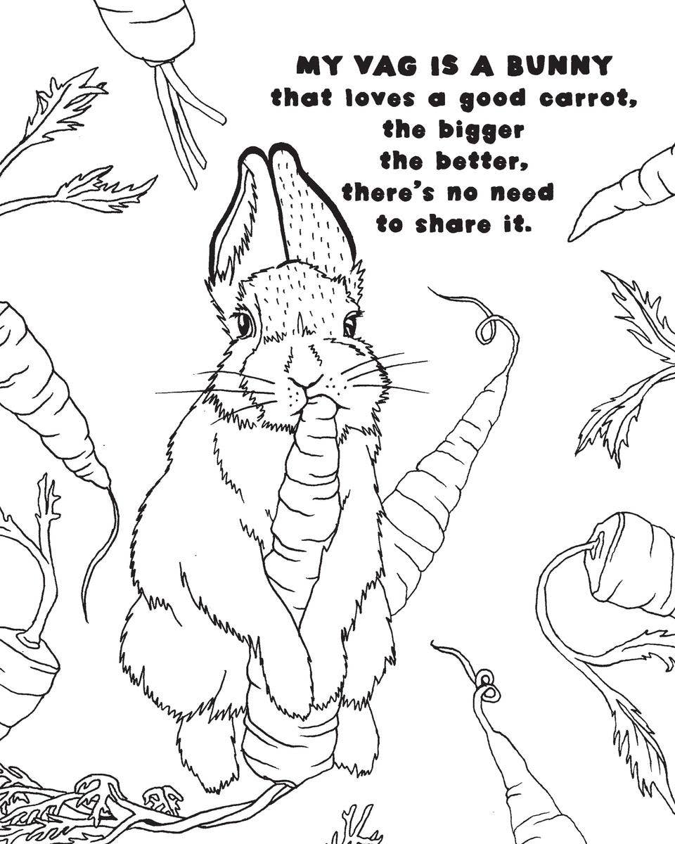 My Vag: A Rhyming Coloring Book