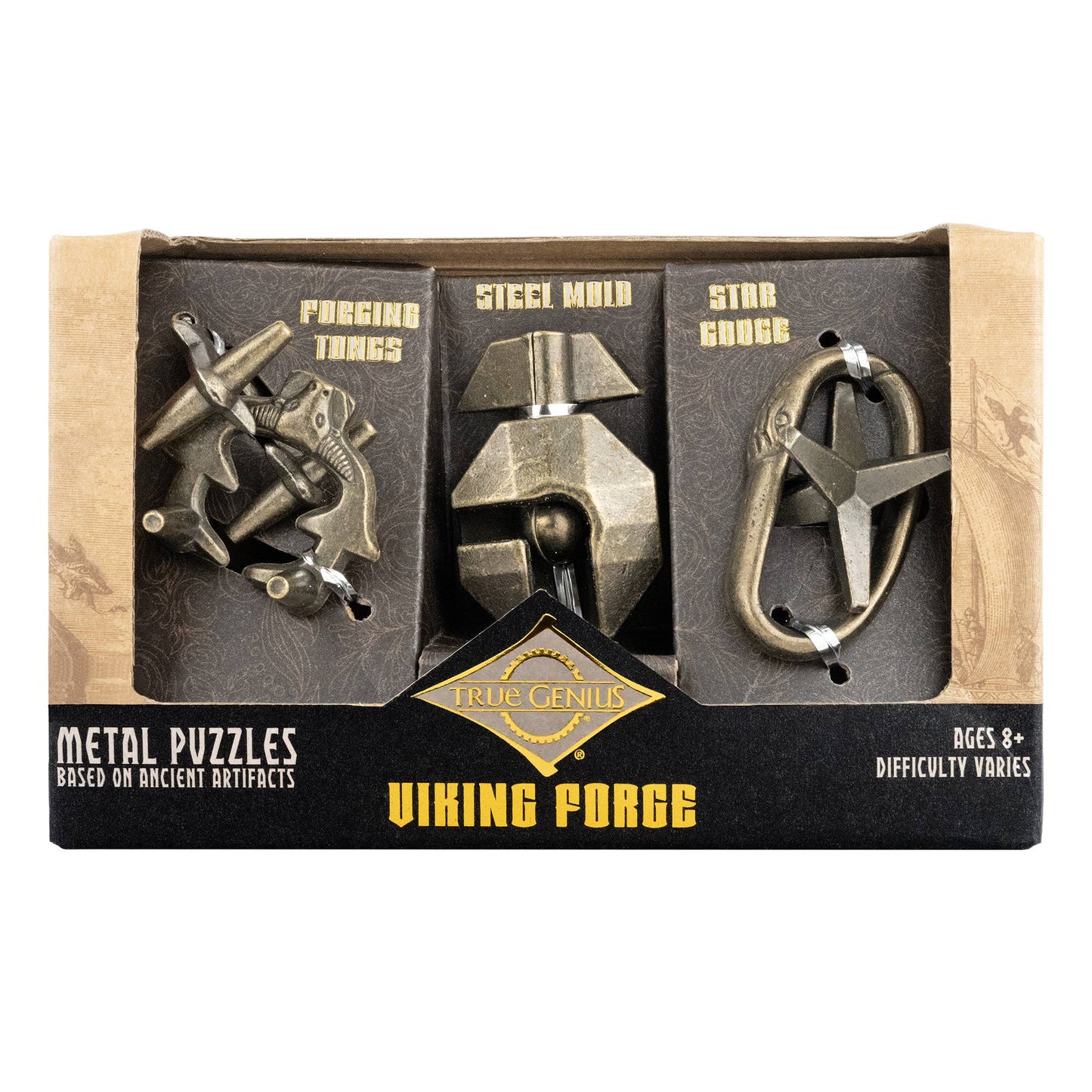 True Genius Viking Forge - 3pc Puzzle Set