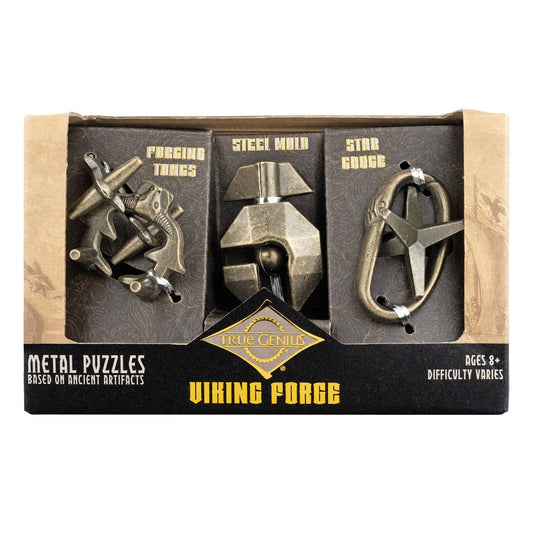 True Genius Viking Forge - 3pc Puzzle Set