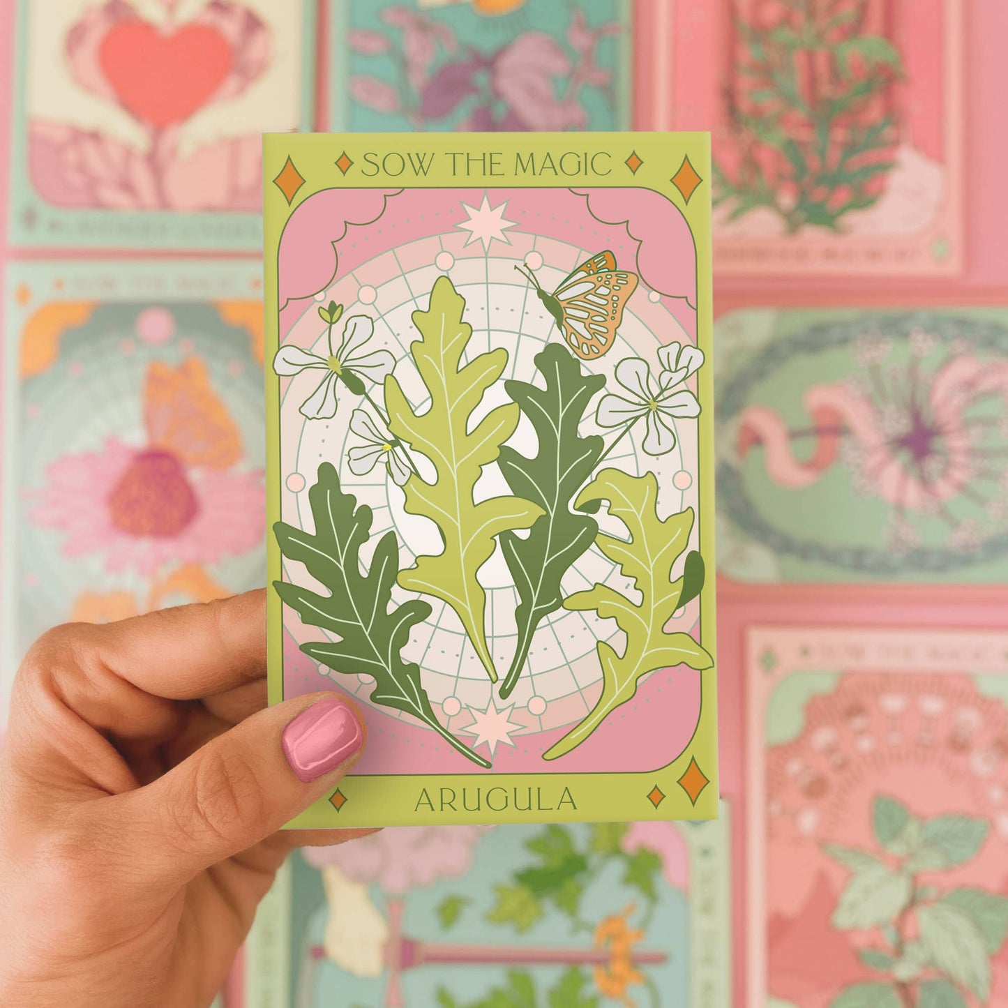 Seed Packet- Arugula Tarot Garden + Gift