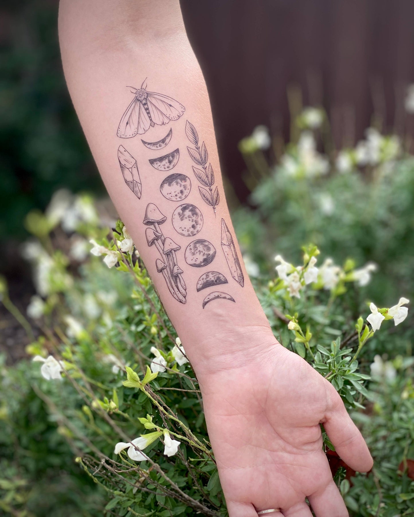 Moon Magic Temporary Tattoo