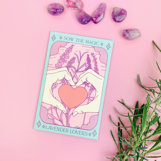 Seed Packet- Lavender Lovers Tarot Garden + Gift