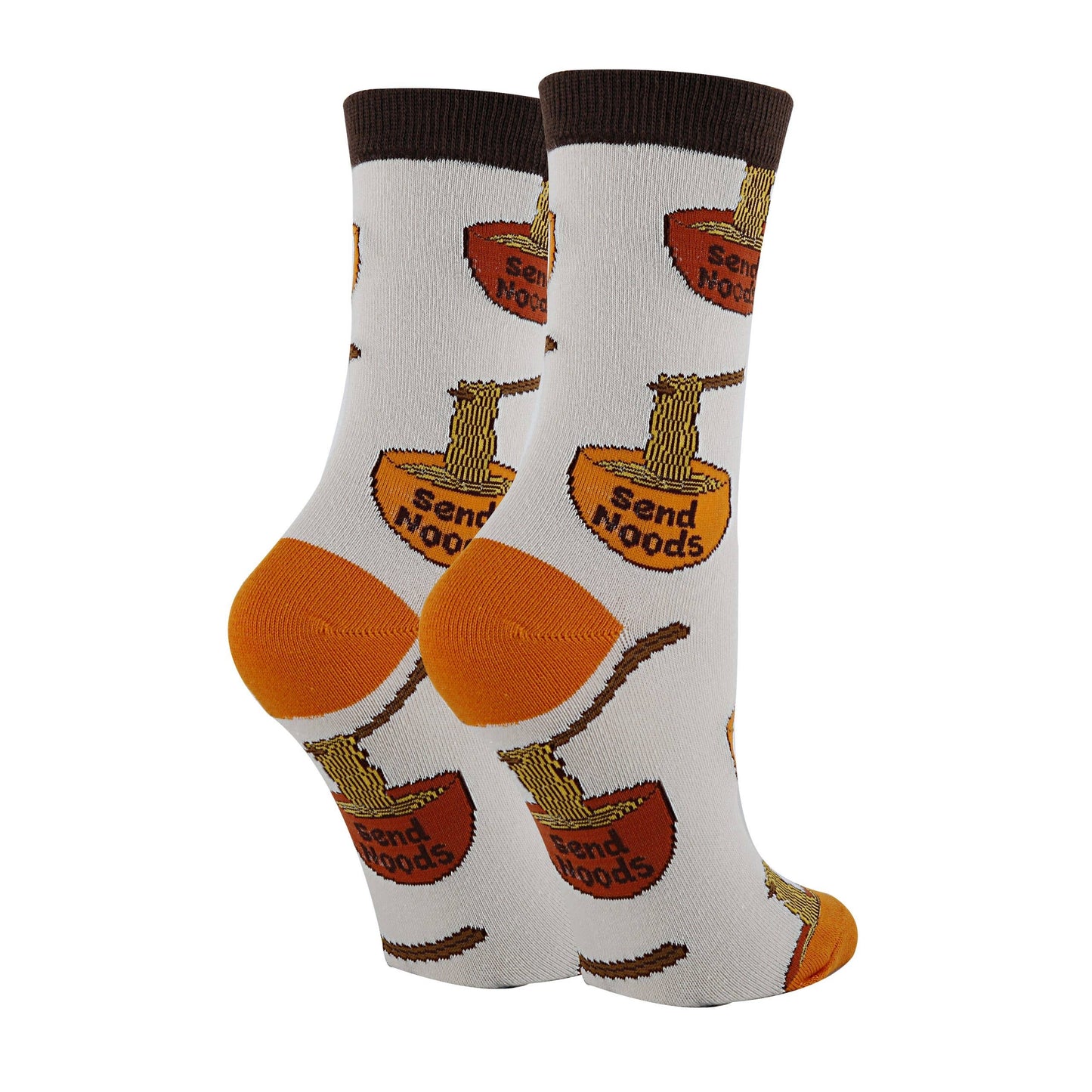Send Noods | Women's Cotton Crew Funny Socks