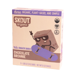 Chocolate Brownie Kids Snack Bar - Skout Organic