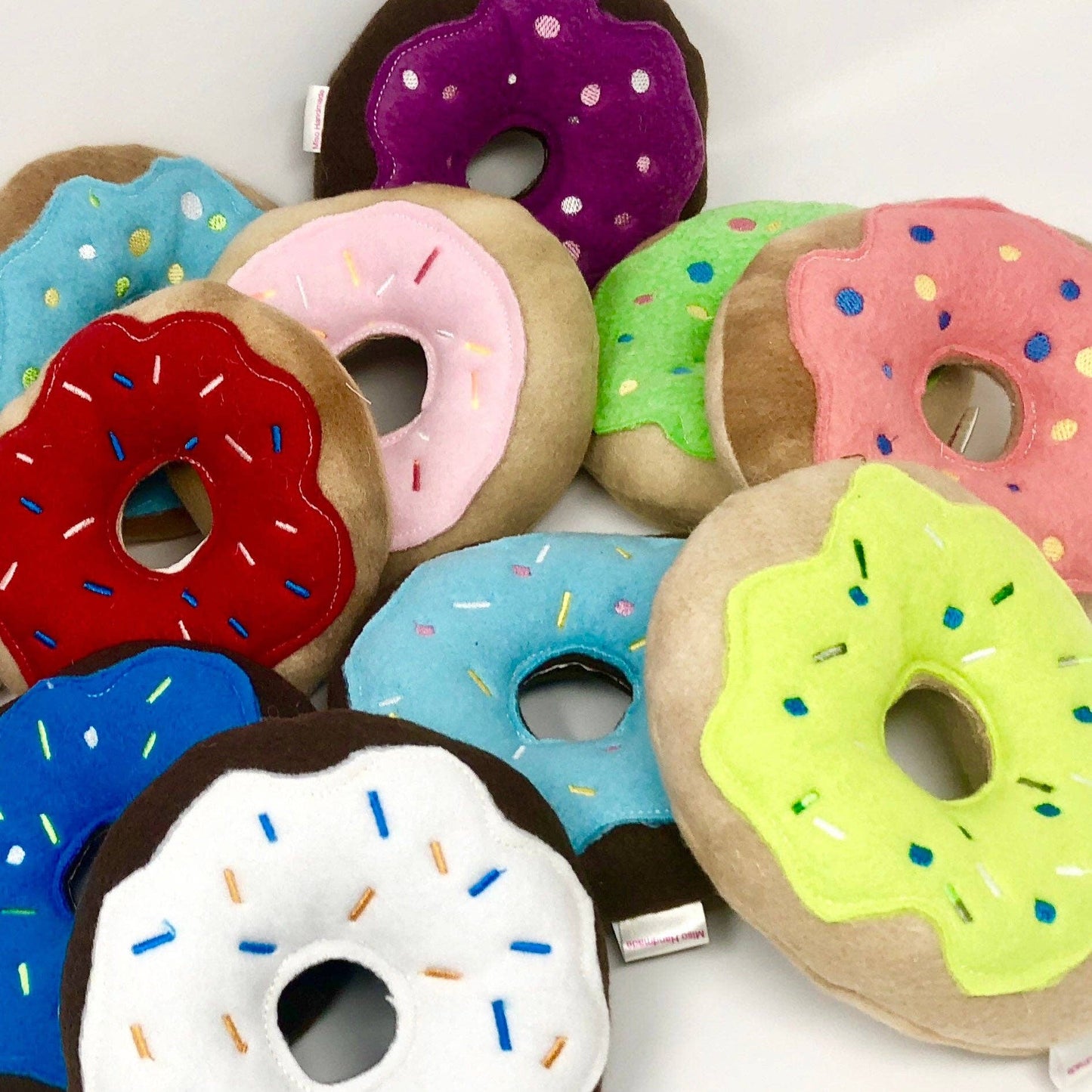 Squeaky Dog Donut toys