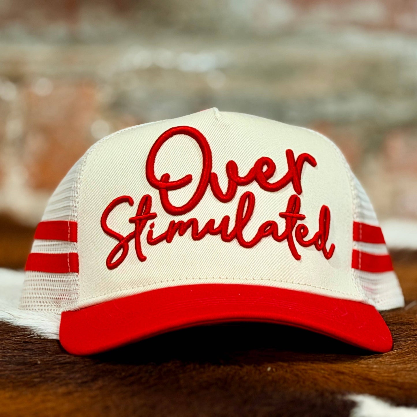 Overstimulated - Puff Embroidery