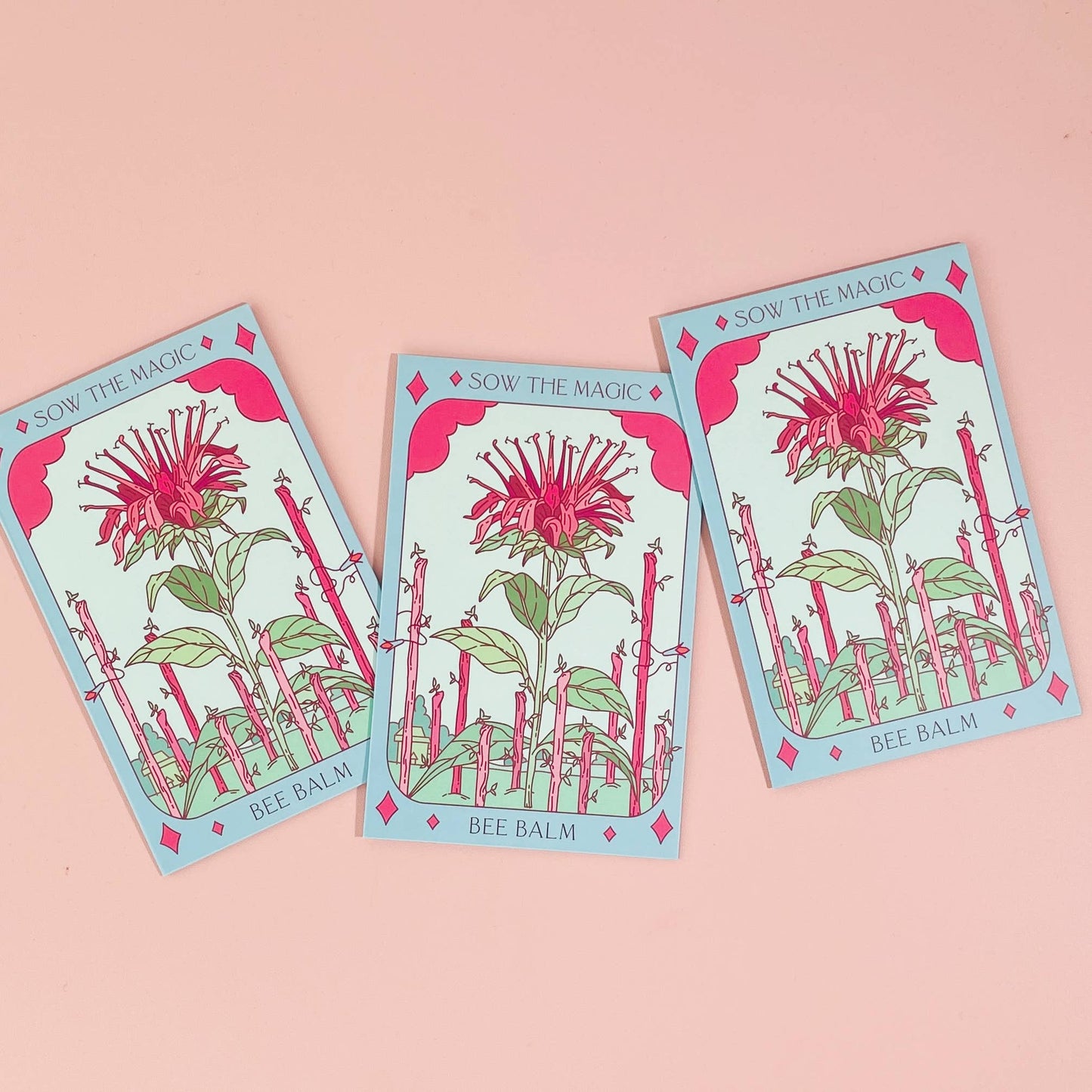 Seed Packet- Bee Balm Tarot Garden + Gift