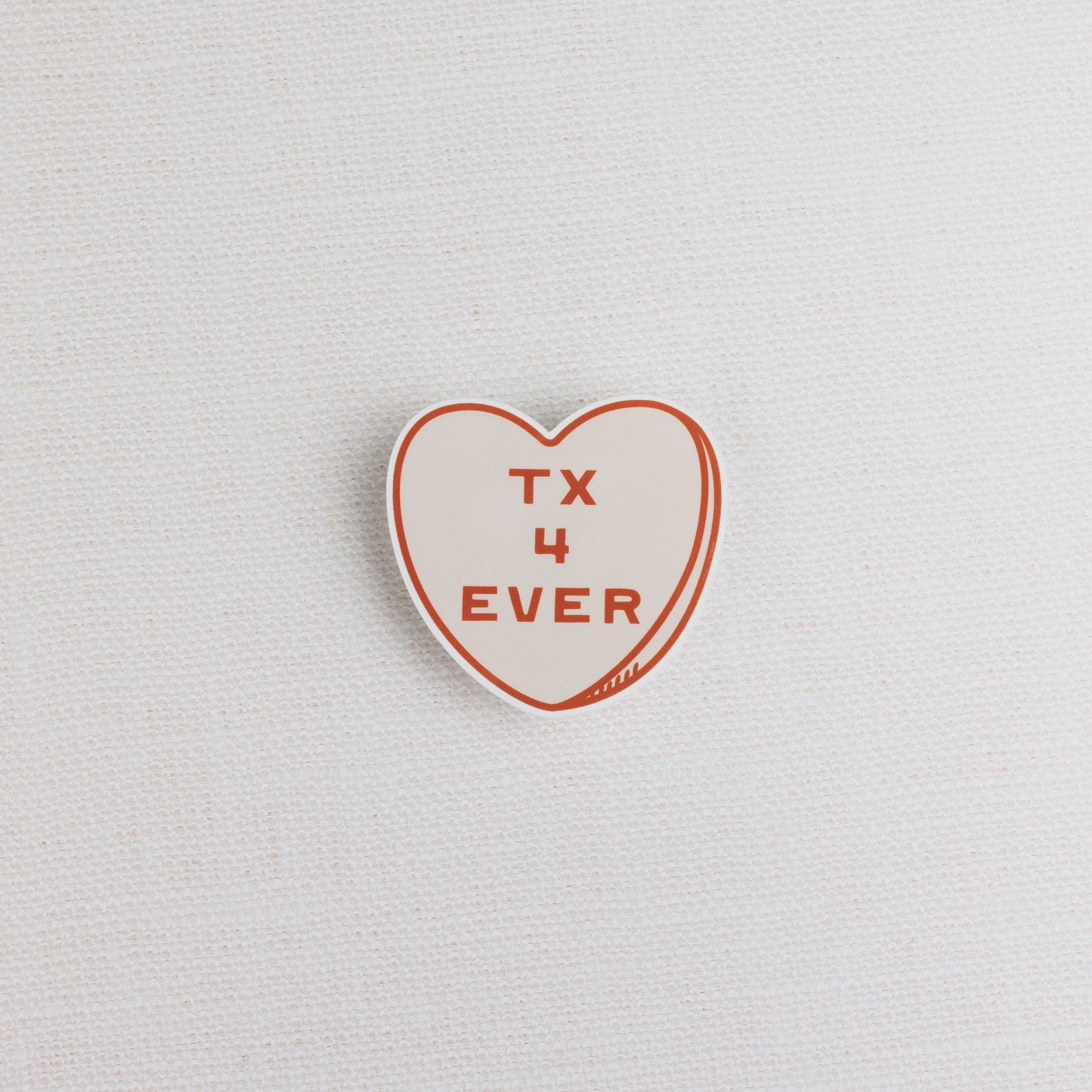 Texas Hearts Stickers