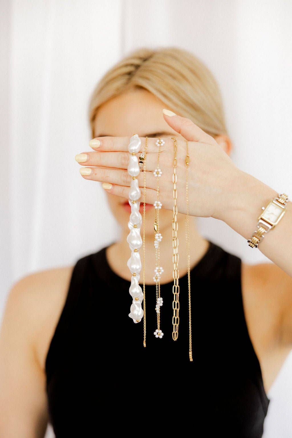 Necklace - Palmer Paperclip Gold