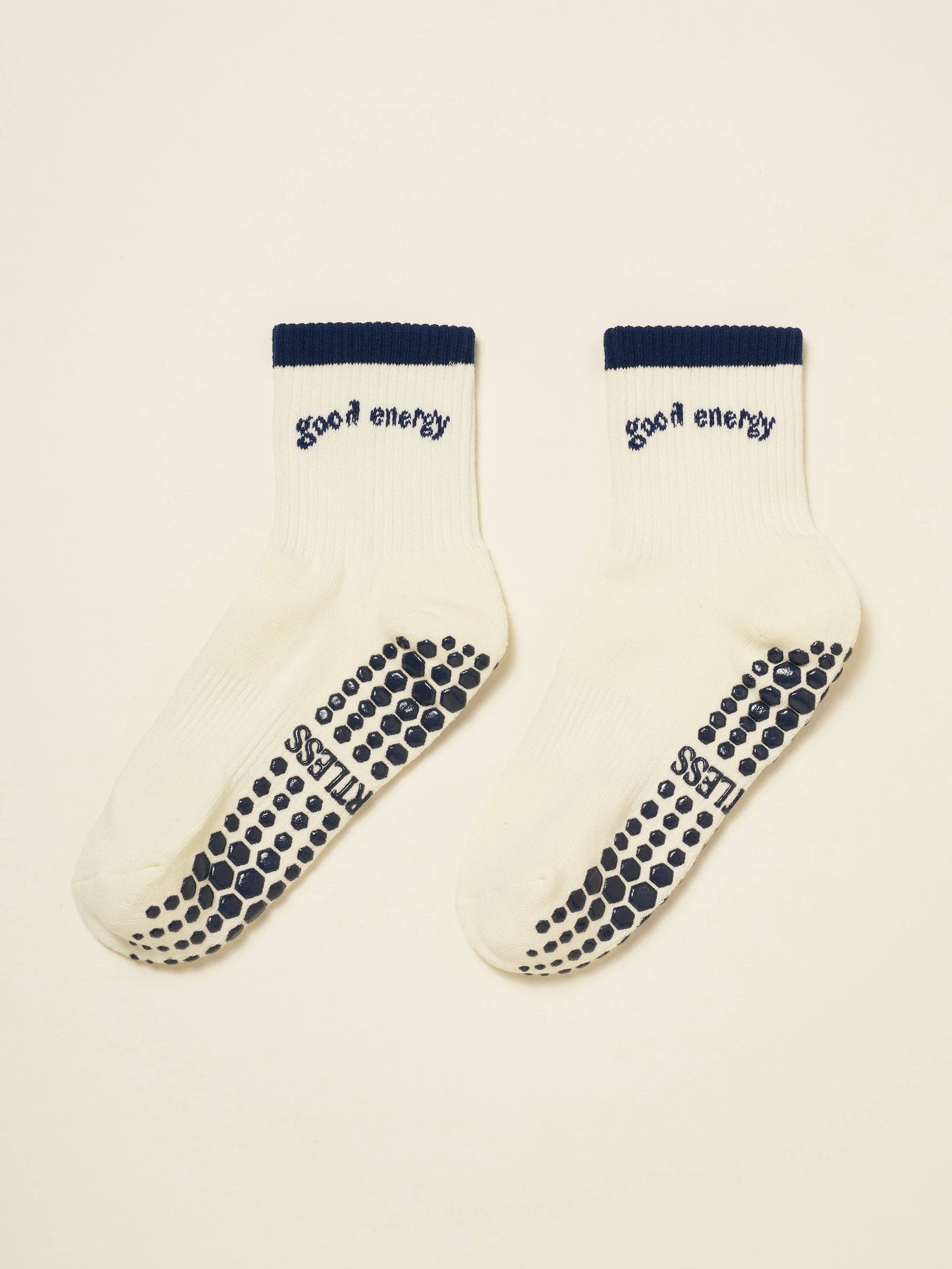 🧘🏼‍♀️ Good Energy Grip Sock [Navy]