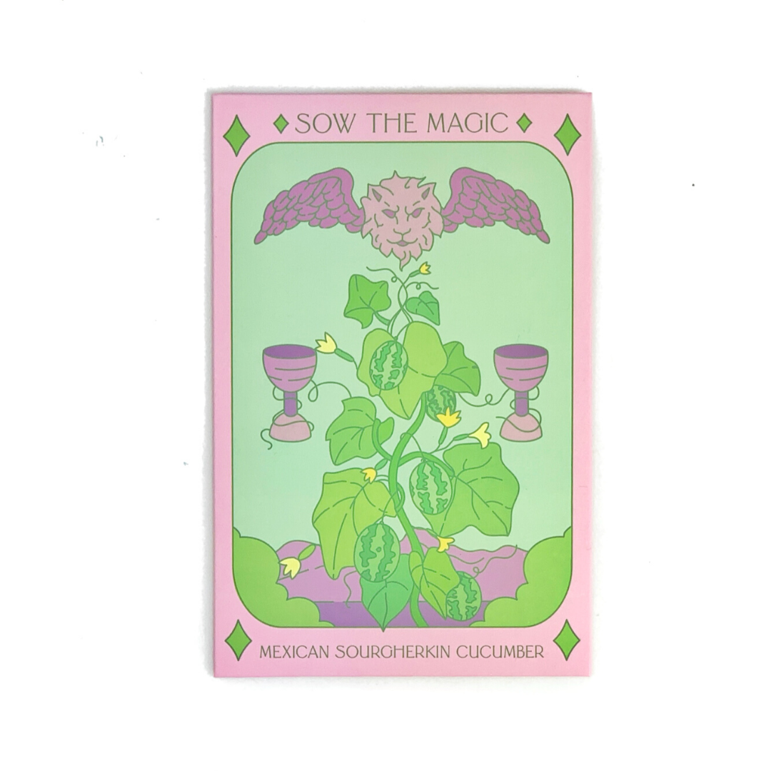 Seed Packet- Mexican Sour Gherkin Cucumber Garden + Gift