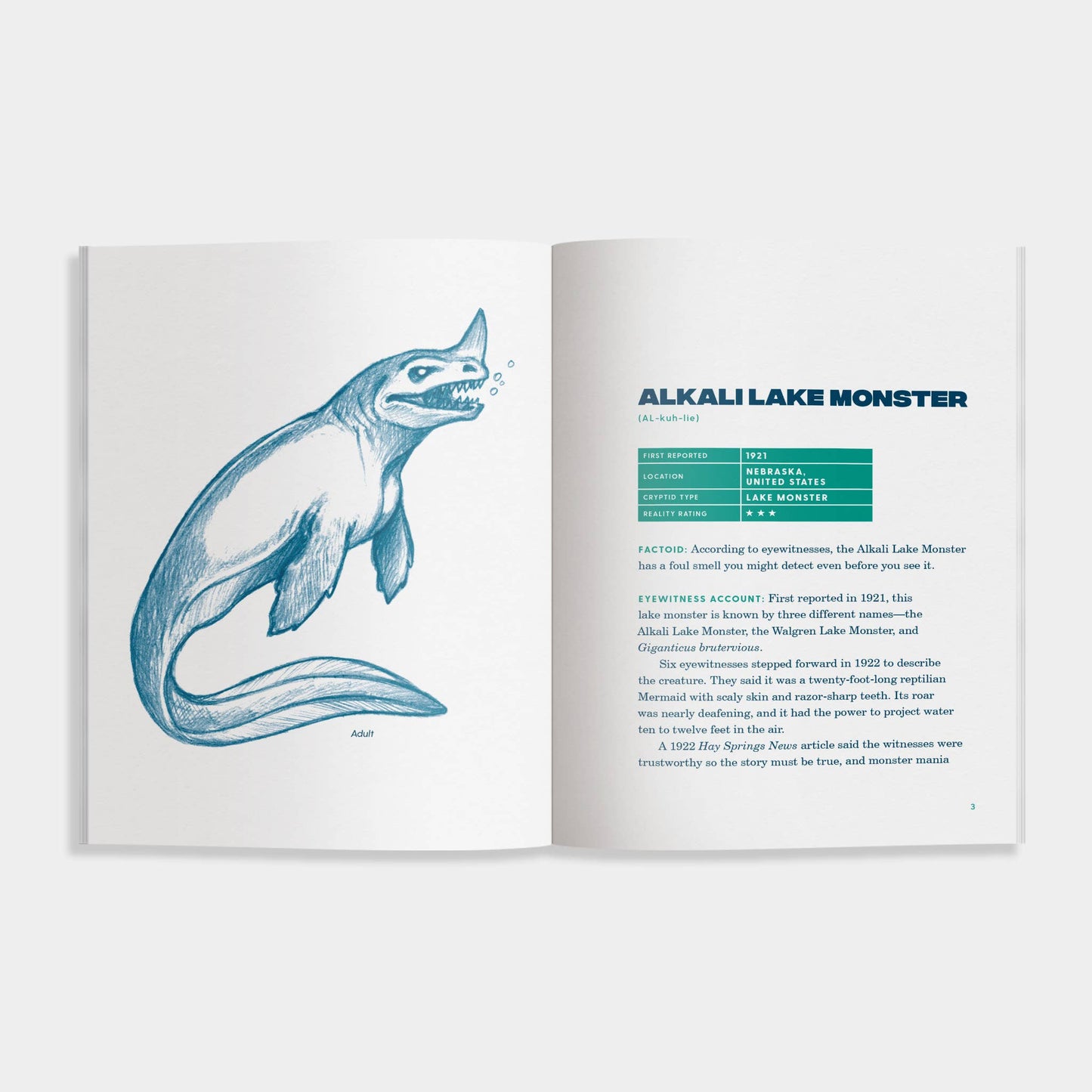 Cryptid Sea Monsters: A Field Guide to 50 Fascinating Beasts