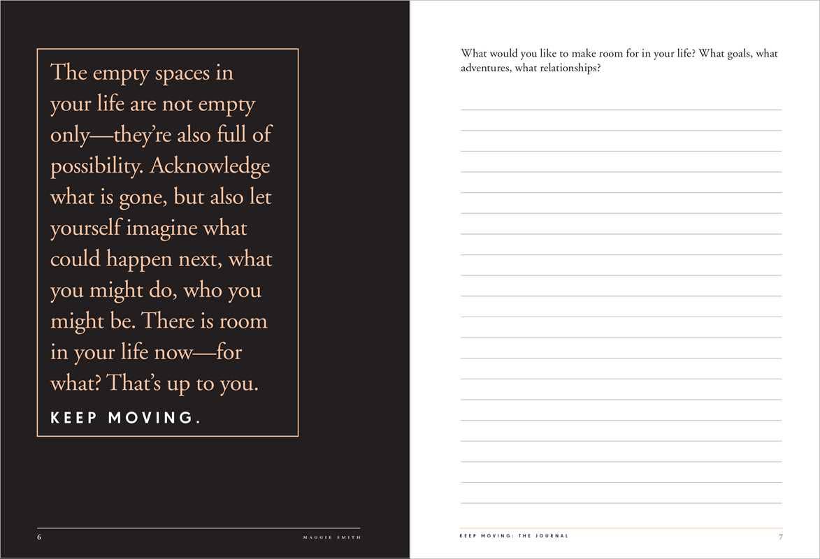 Keep Moving: The Journal by Maggie Smith
