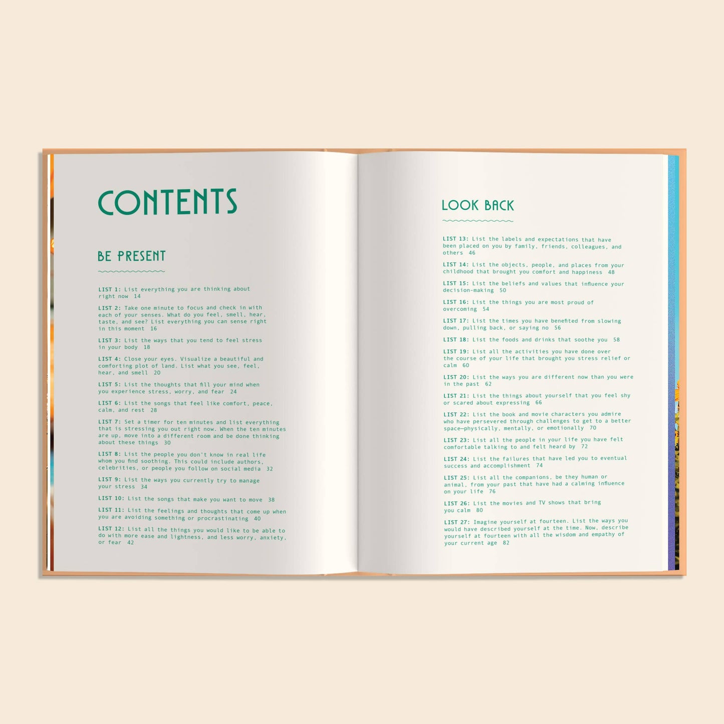 52 Lists for Calm (A Mindfulness Journal)