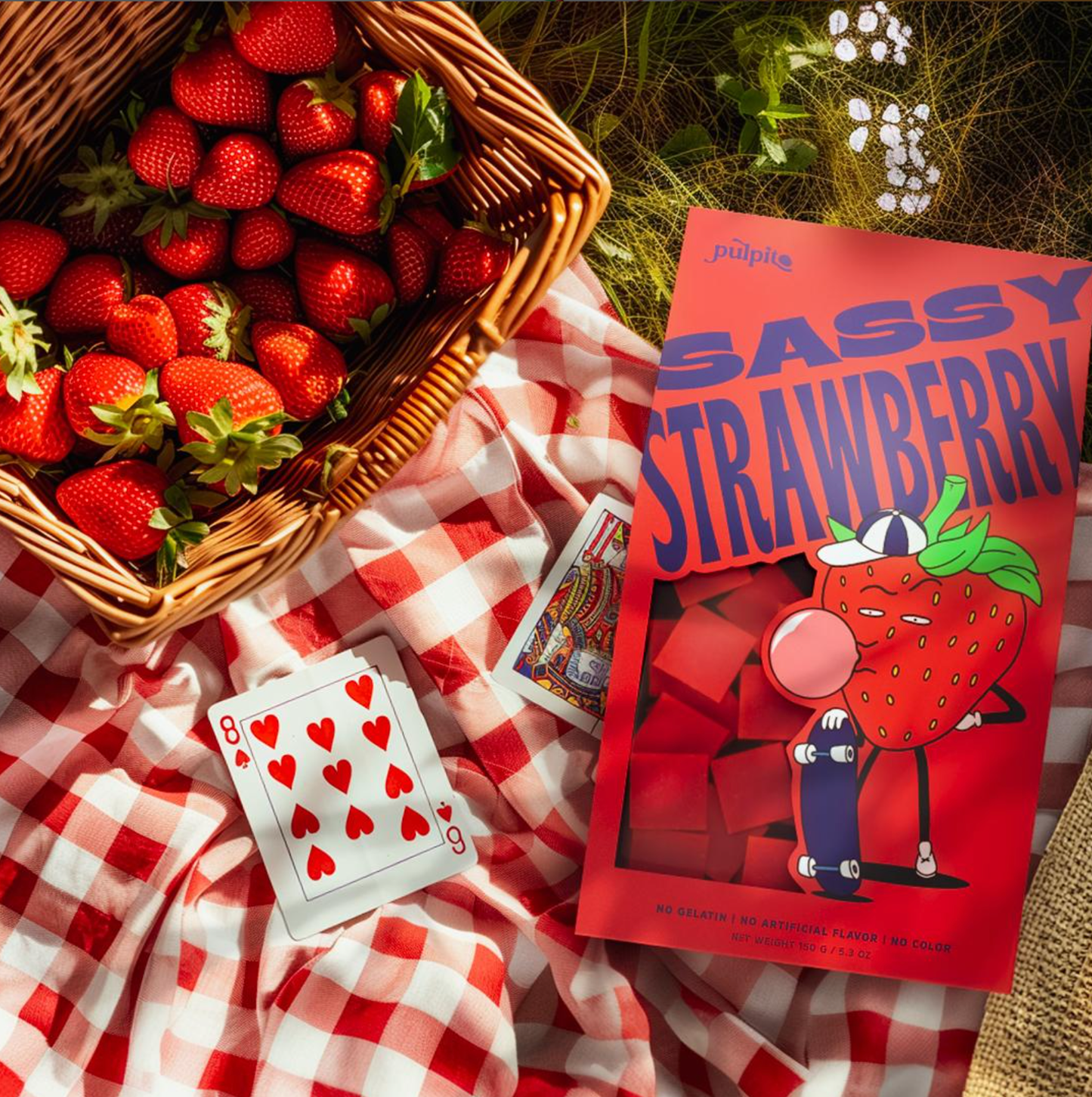 Sassy Strawberry  - Natural Fruit Snacks - Dried Fruit Bites