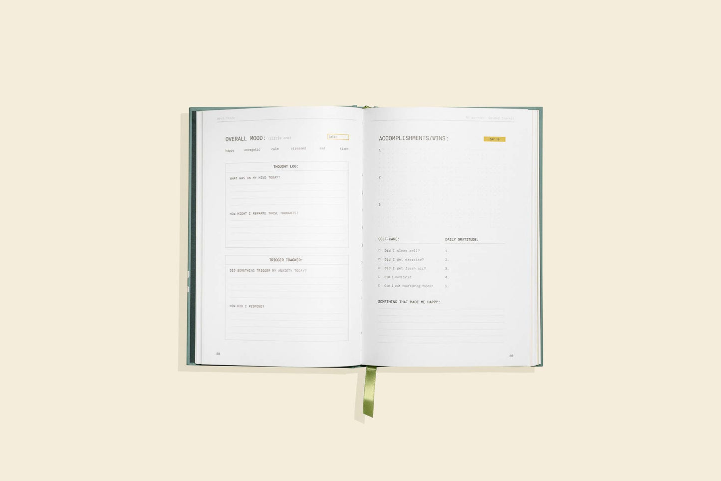 No Worries: A Guided Journal for Self Care