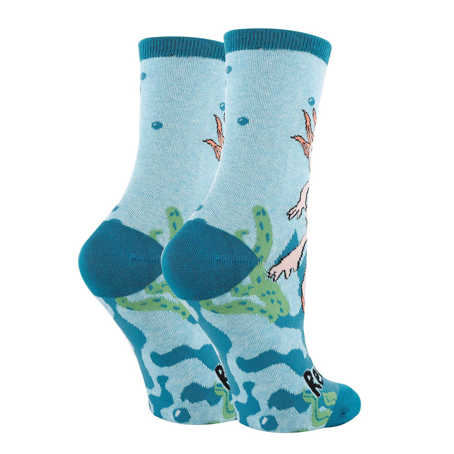 Axolotl Spirit | Women's Funny Cotton Crew Socks