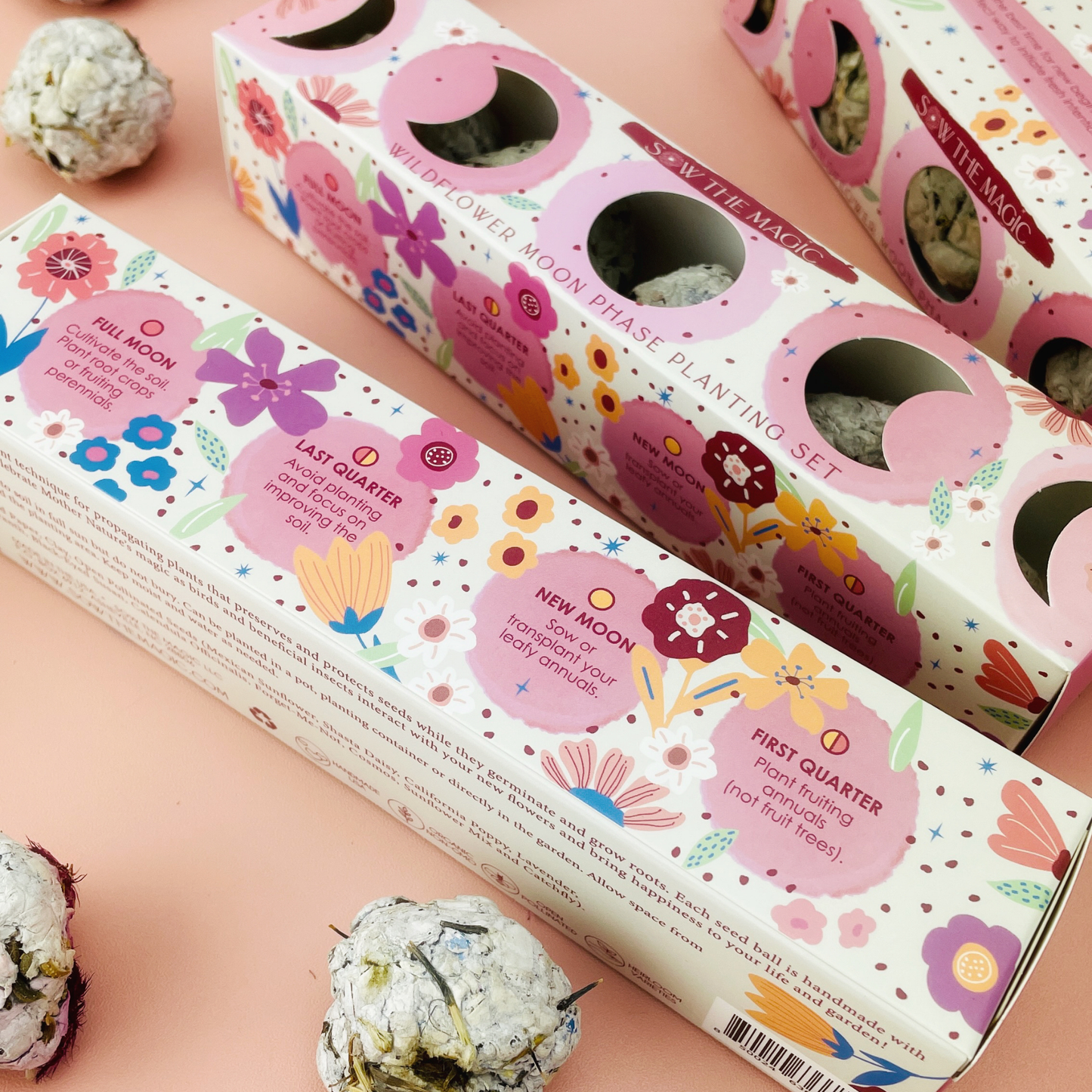 Seed Ball Set- Moon Phase Wildflower