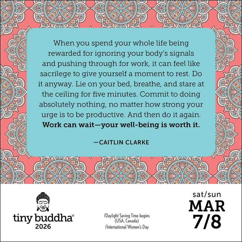 Tiny Buddha 2026 Day-to-Day Calendar by Lori  Deschene