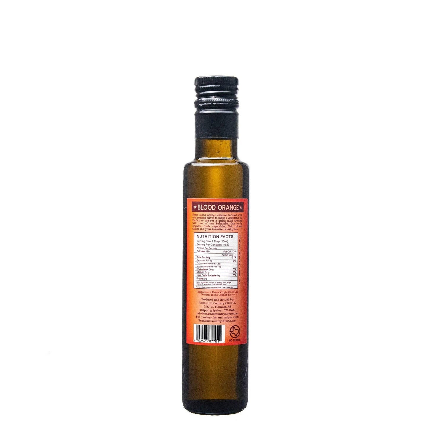 Blood Orange Infused Olive Oil - 250ml