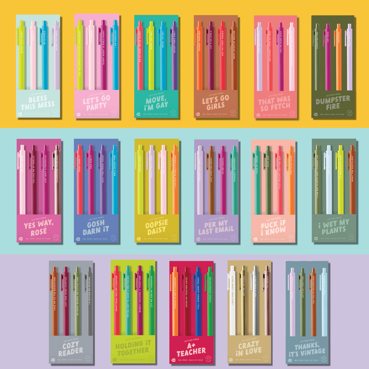 Pen - Jotter Set 4 Pack