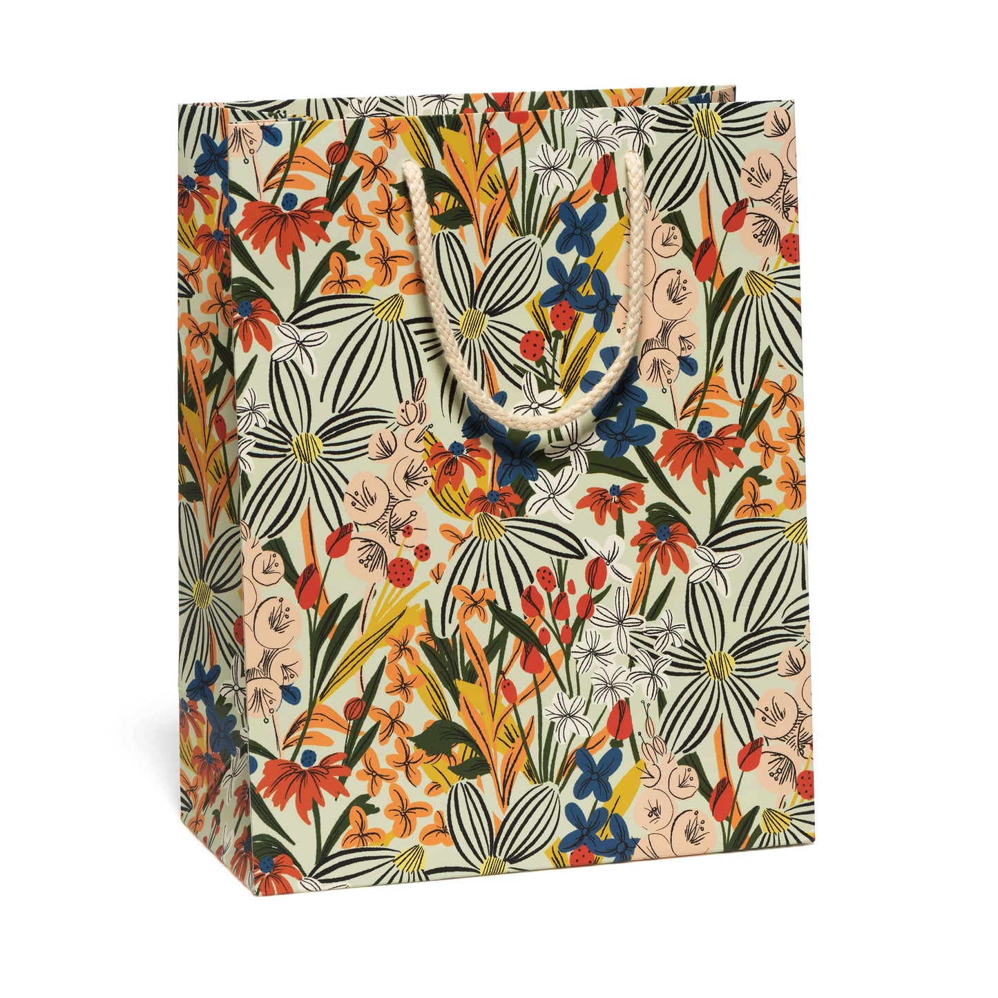 Striped Florals Large gift bag
