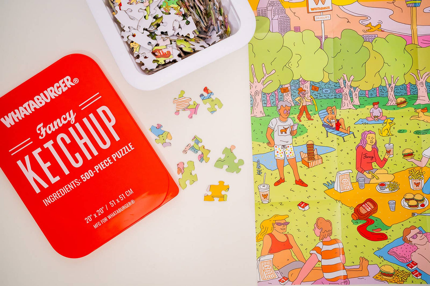 Whataburger Fancy Ketchup Puzzle: 500-Piece Puzzle