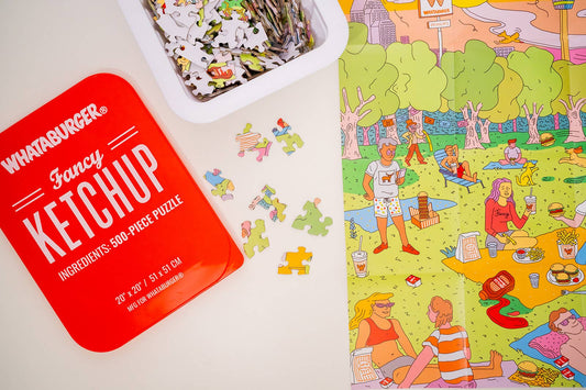 Whataburger Fancy Ketchup Puzzle: 500-Piece Puzzle