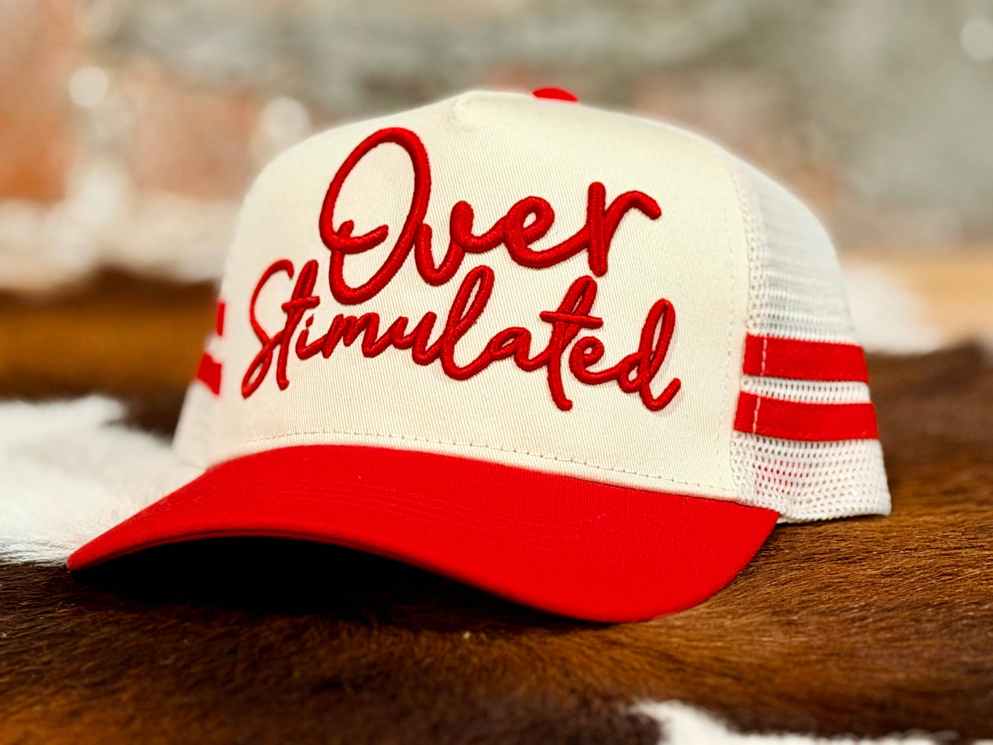 Overstimulated - Puff Embroidery