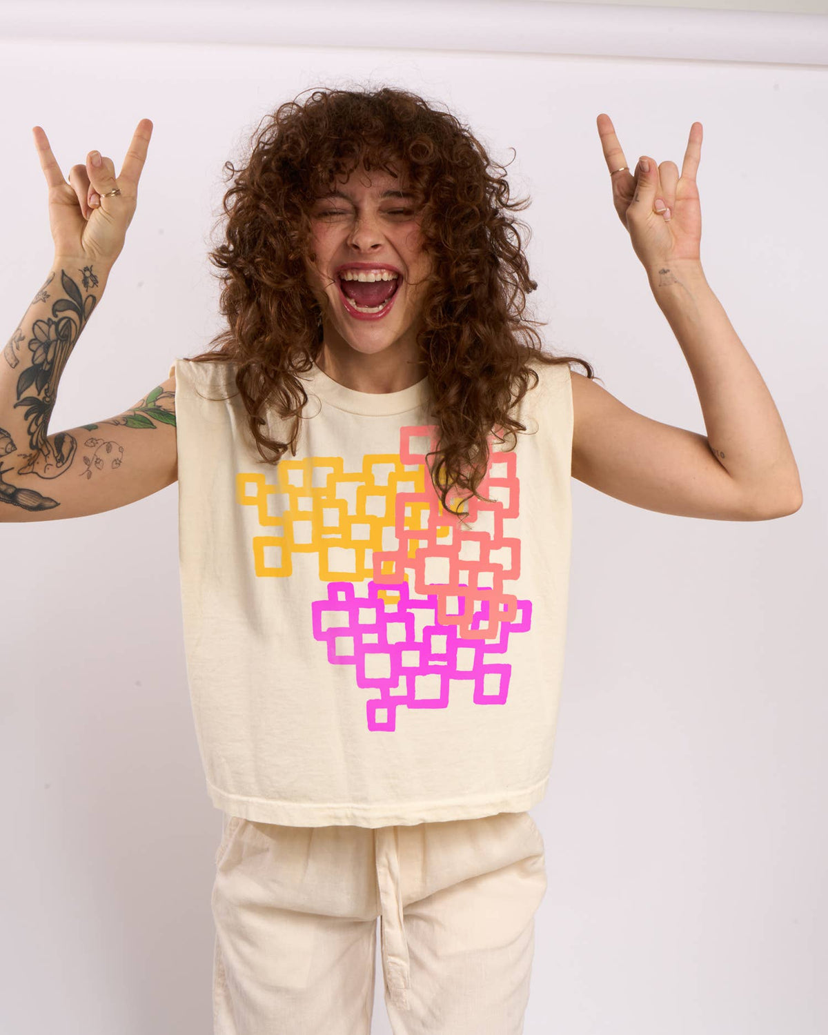 Squares Joan Heavyweight Muscle Tee