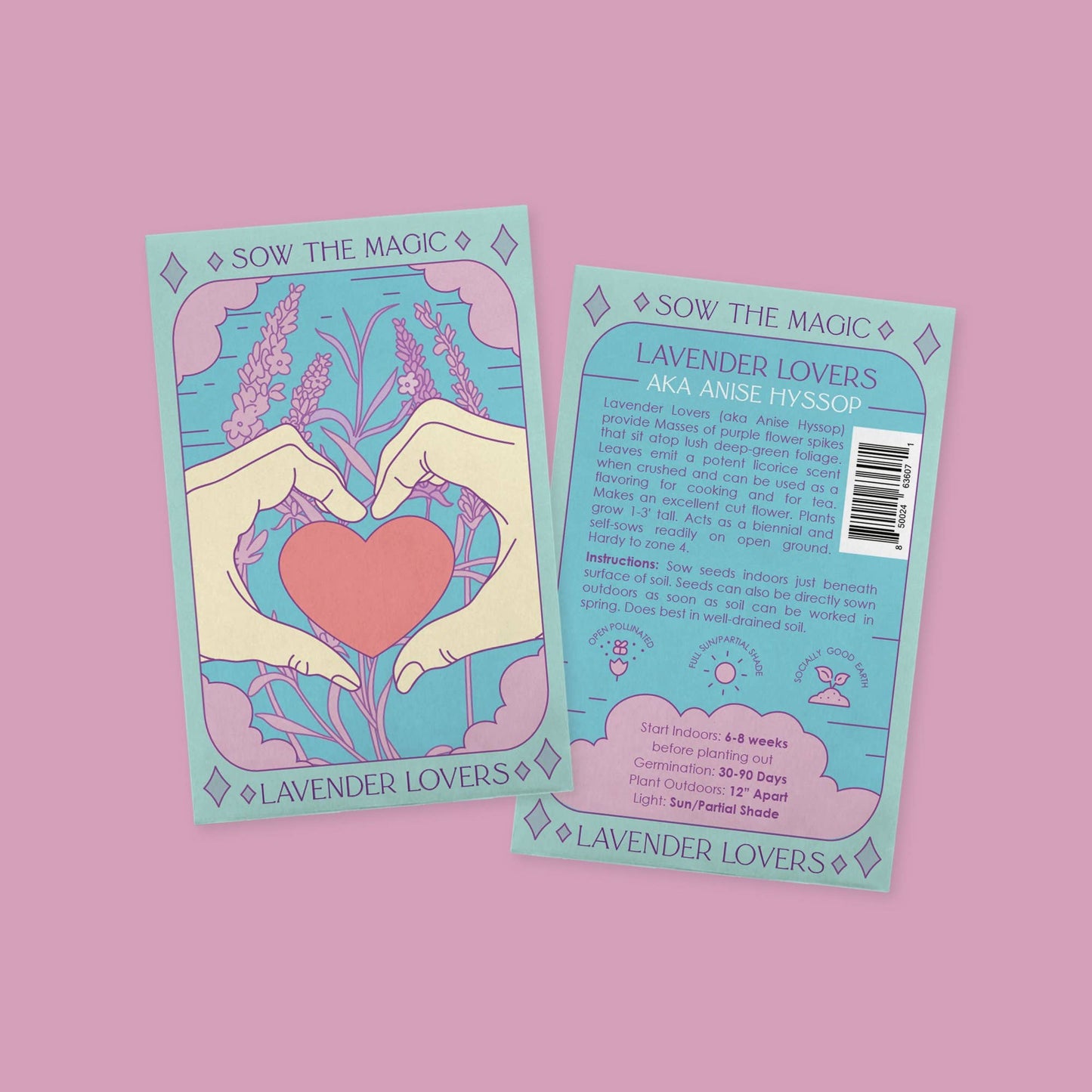 Seed Packet- Lavender Lovers Tarot Garden + Gift