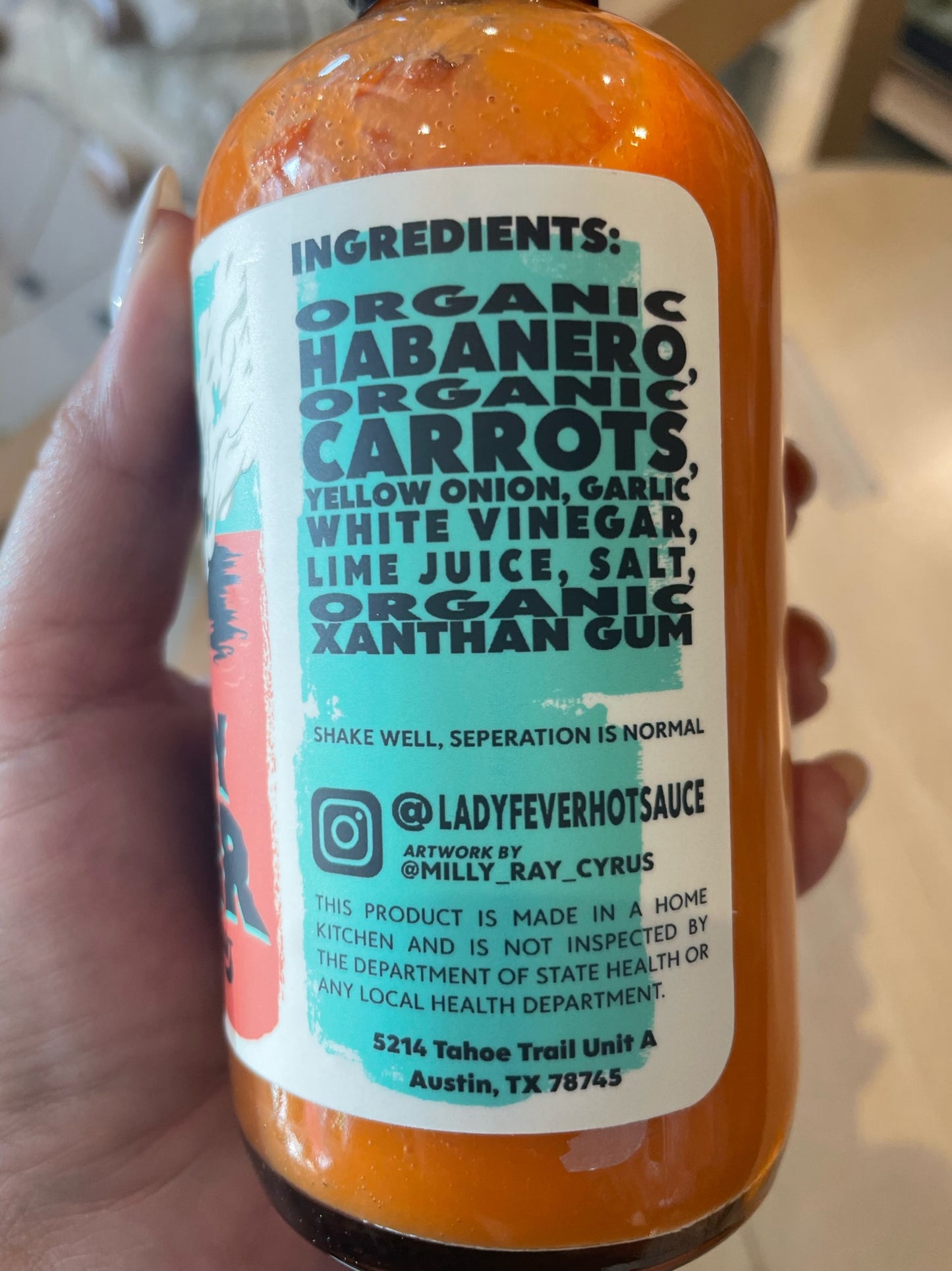 Habanero Carrot Hot Sauce