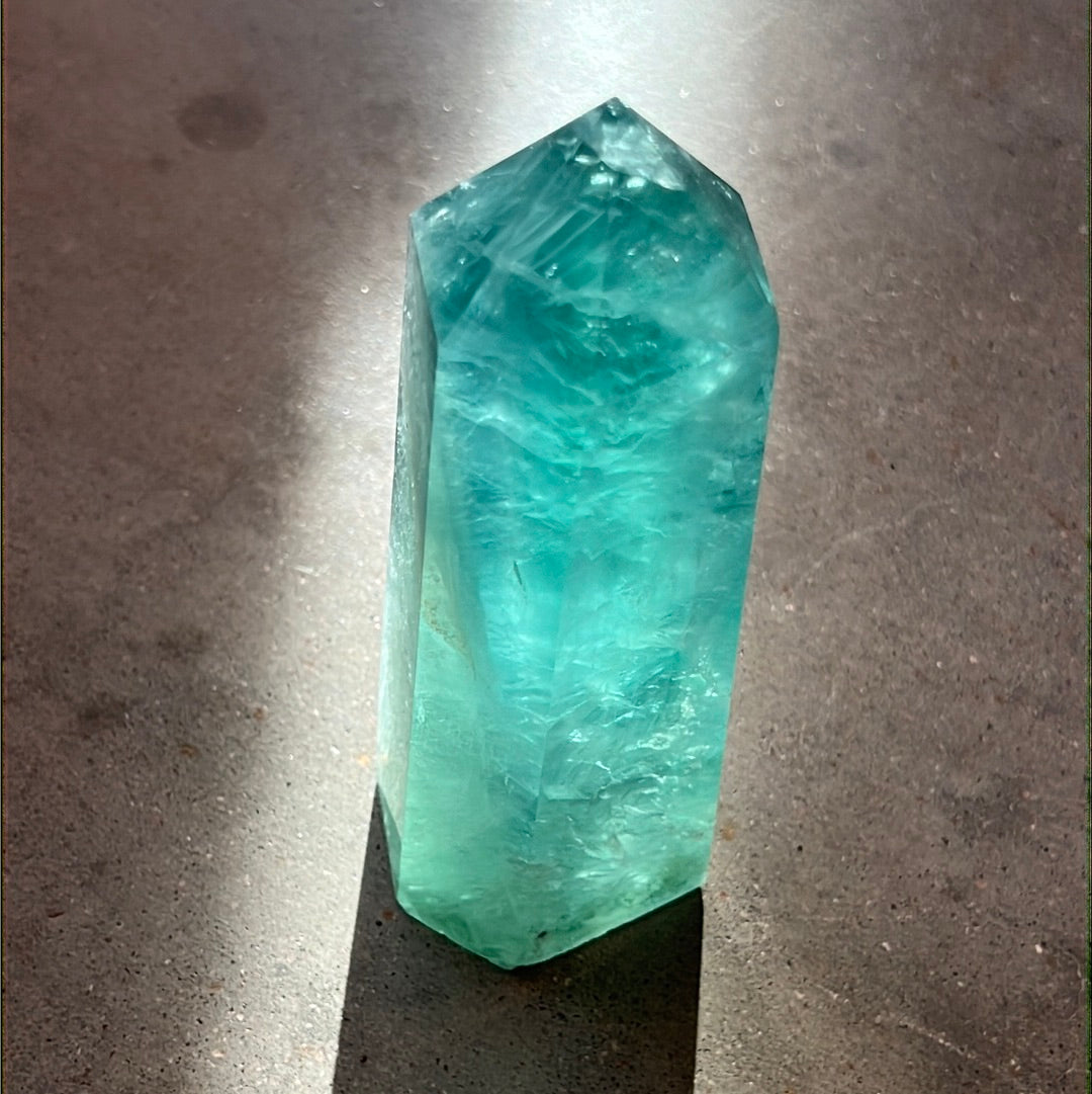 Green Fluorite Tower