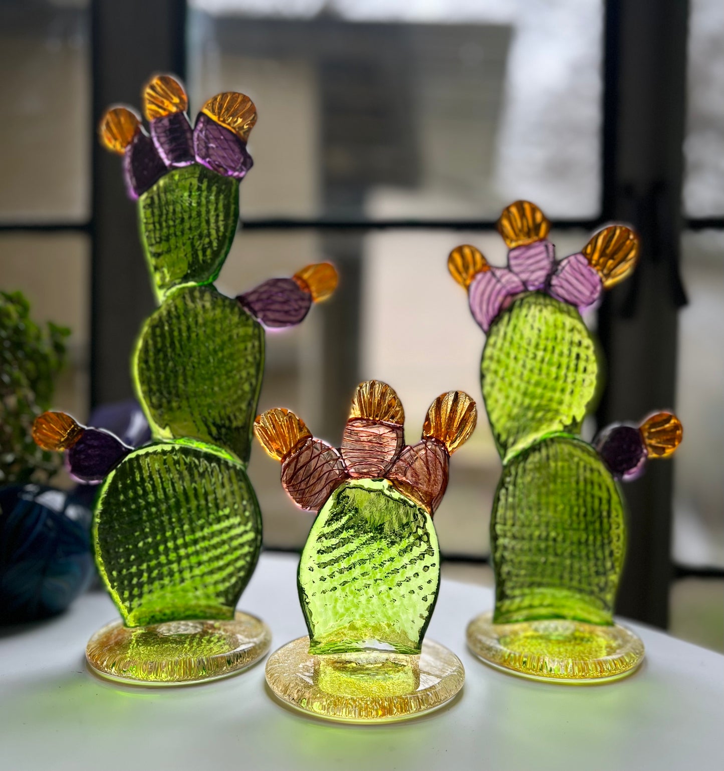 Sculpture- Prickly Pear CACTUS, freestanding