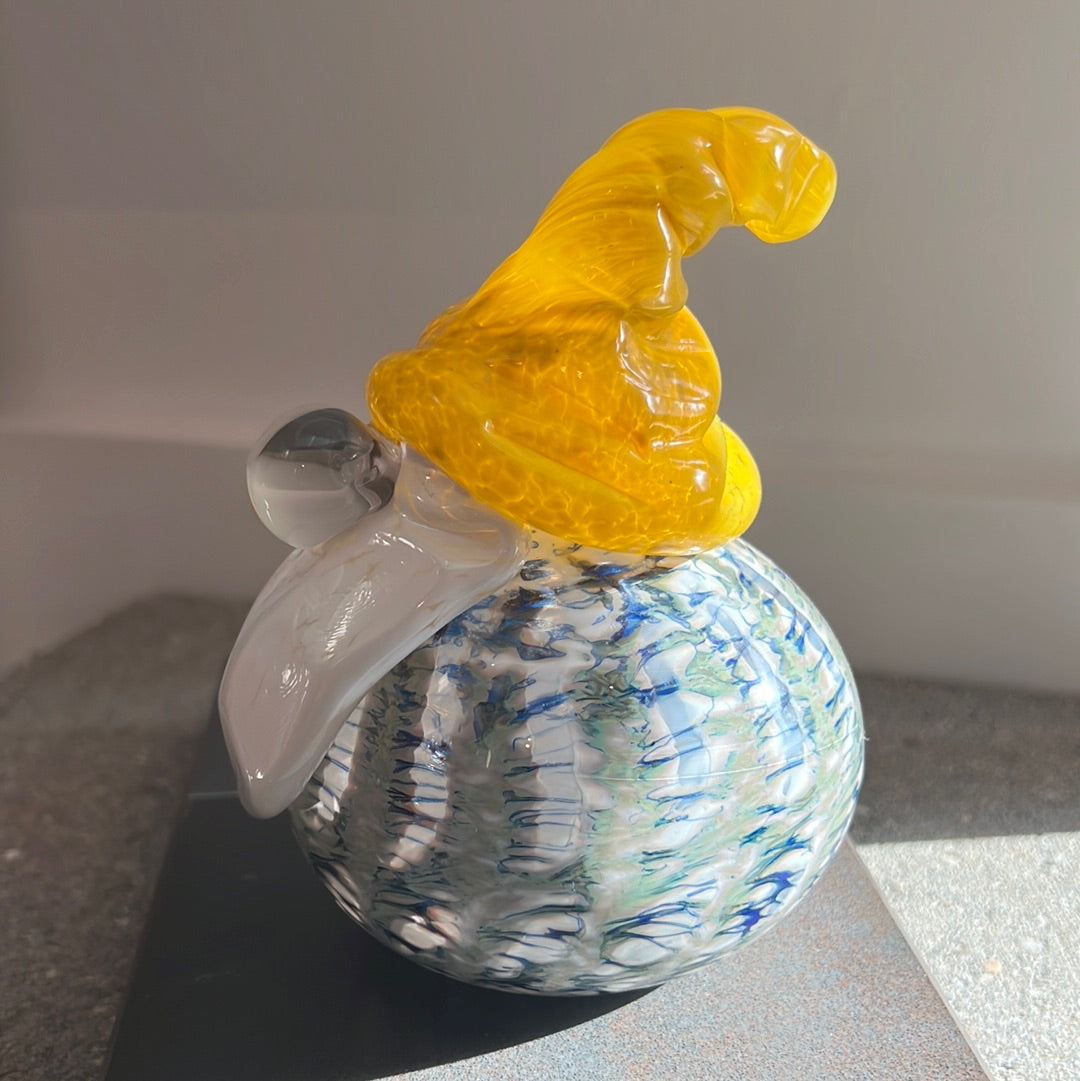 Sculpture, glass- GNOMES