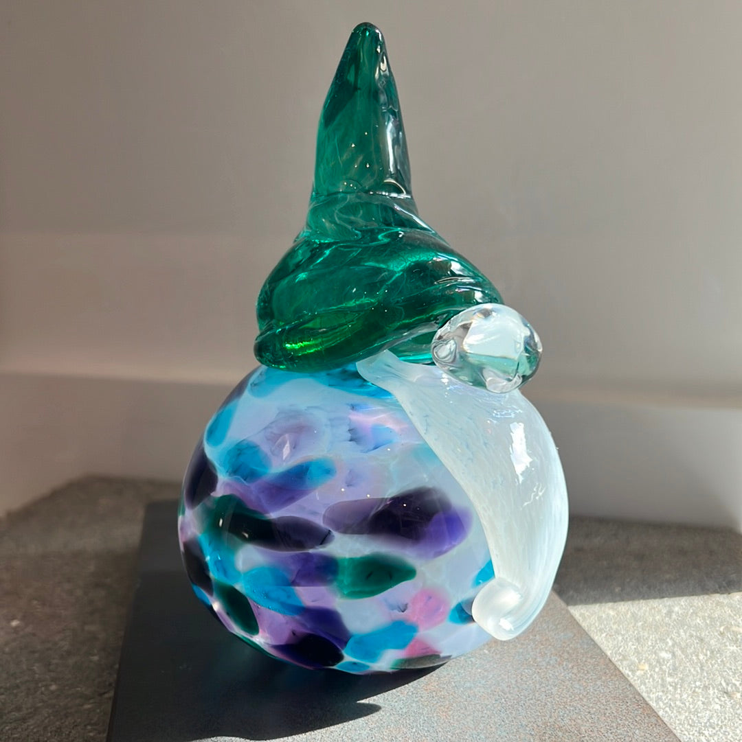 Sculpture, glass- GNOMES