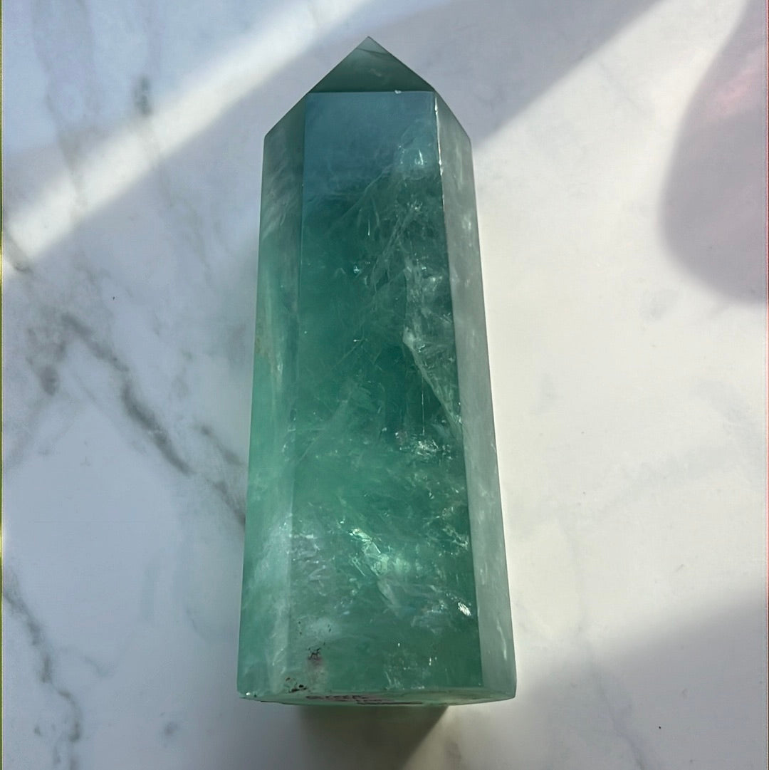 Green Fluorite Tower