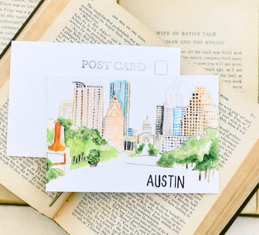 Austin Postcard by Works of a Quirk - 1