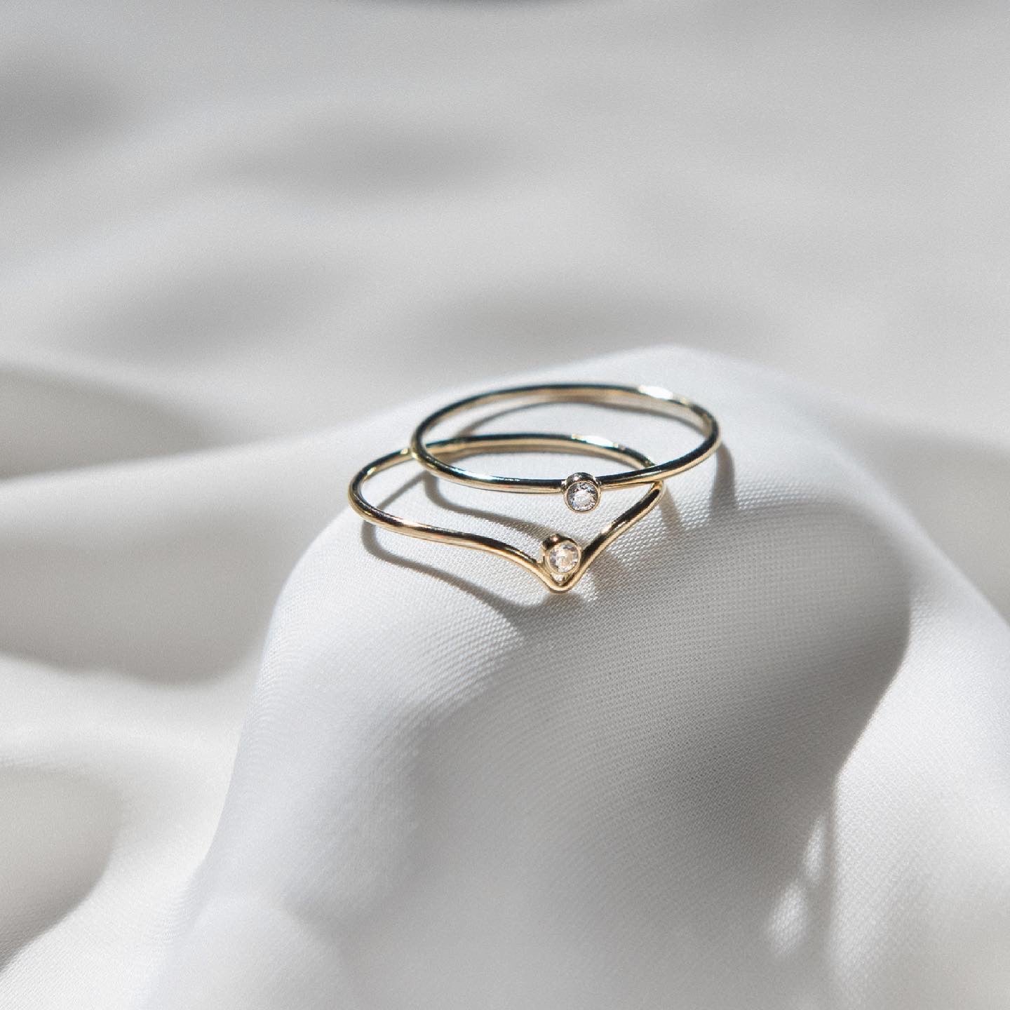 Ring - 14K Gold-Filled Minimal Bands